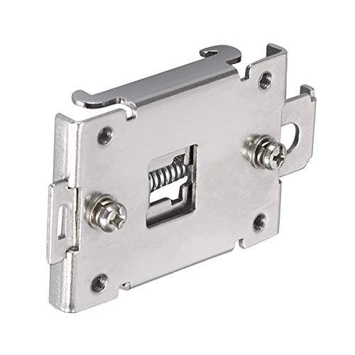 1PCS 35mm DIN-Schienen-Festkörper-Relais Klemme mit 2 Befestigungs Schrauben, Din-Rail-Halterung, Din-Rail-Halterung, SuitableDIN-Schienen-Montage G-Clips, 35mm Din-Clip, von EBTOOLS