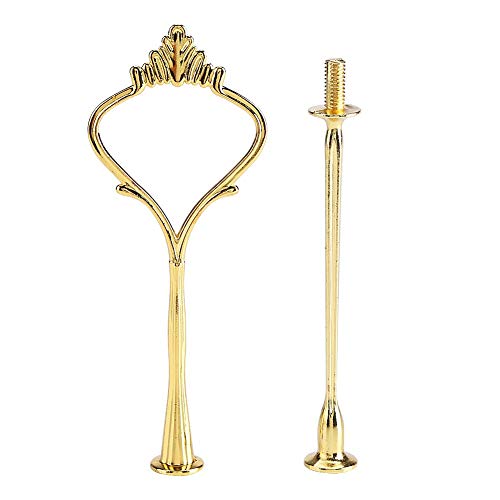 Etagere Gold, Metall Tortenständer Halter Griff, Tortenständer Befestigungen Füße Griff Halter Tortenplatten, 2 Schichten Tortenständer Griff Tortenständer, Gold von EBTOOLS