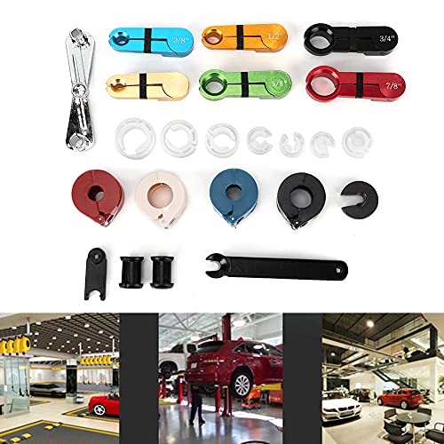 22pcs Car Conditioning & Fuel Pipe Disconnect Tool Kit - Automotive Quick -Kupplungs Set für Einfache Reparaturen von EBTOOLS