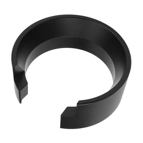 58 Mm Aluminiumkaffee Dosierungstrichter - Mess- und Einfach zu Portafilter für zu Hause oder Im Büro (BLACK) von EBTOOLS