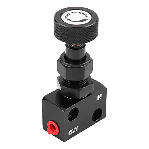 Universal Lab Bremsventil-Brake Proportioning Valve Bremsproportionalventil Bremsanteilventil Universal Motorsport Bremsabschaltablagerung Ventildruckregler Schwarz von EBTOOLS