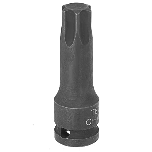 EBTOOLS /2 "Molybdän Stahlbuchseadapter T50 -Stern -Kopfantrieb Bit für Impact Schraubenschlüssel & Auto Reparaturwerkzeuge (T80) von EBTOOLS