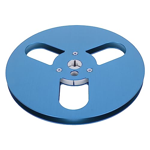 EBTOOLS /4 7 Zoll Leeres Bandrollen Aluminiumlegierung mit 3 Löchern Wind für NAB Open Reel Sound (BLUE) von EBTOOLS