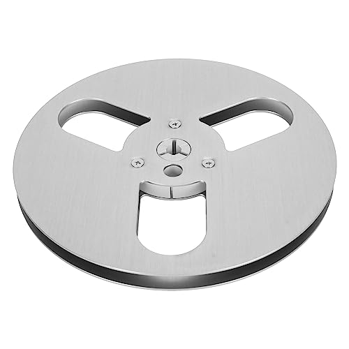 EBTOOLS /4 7 Zoll Leeres Bandrollen Aluminiumlegierung mit 3 Löchern Wind für NAB Open Reel Sound (SILVER) von EBTOOLS