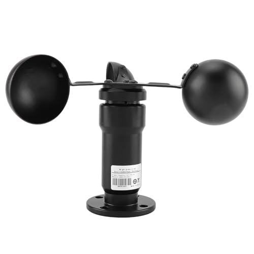 EBTOOLS 0-5 V Aluminiumlegierungwindgeschwindigkeitssensor-Anemometer mit 360 ° -Messung für Meteorologische Anwendungen und Landwirtschaft von EBTOOLS