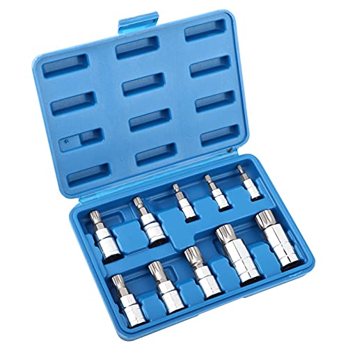 EBTOOLS 10-teilige 12-Punkte-Triple-Steckdose-Bit-Sockel-Set M4- /4 "3/8" /2 "Antriebsreparaturwerkzeuge Im Robusten Gehäuse EBTOOLS 10-teilige 12-Punkte-Triple-Steckdose-Bit-Sockel-Set M4- /4 "3/8" /2 "Antriebsreparaturwerkzeuge Im Robusten Gehäuse von EBTOOLS