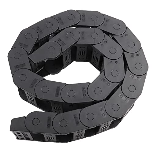 EBTOOLS 100 Cm 25 X 57 Mm Nylon Öffnen Sie Beide Seitendrahtträger -Dragkette für 3D -Drucker CNC Werkzeugzubehör von EBTOOLS