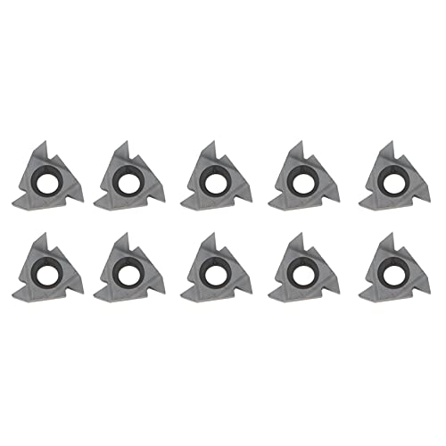 EBTOOLS 10pcs Tungstenstahl CNC -Dreheinsätze für Drehmaschinengewinde 16er Ag55 von EBTOOLS