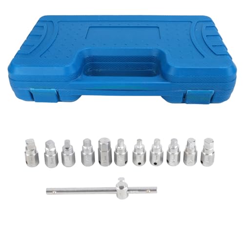 EBTOOLS 12 PCs Premium Drain Steckerschlüsselbuchse für Autotoderachse-Reparaturwerkzeuge mit T-Bar und Mehreren Steckdosen Eingestellt EBTOOLS 12 PCs Premium Drain Steckerschlüsselbuchse für Autotoderachse-Reparaturwerkzeuge mit T-Bar und Mehreren Steckdosen Eingestellt von EBTOOLS