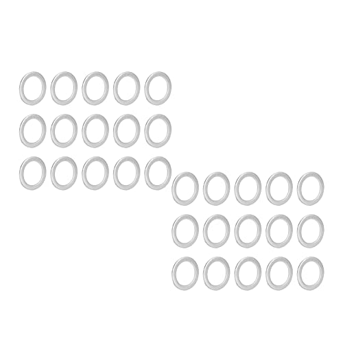 EBTOOLS 120pcs Edelstahl -Flachwaschmaschinen 8mm Innendurchmesser, 11 Mm Außendurchmesser, Ideal für Wartung und Reparaturen (4807-0811-0500) von EBTOOLS