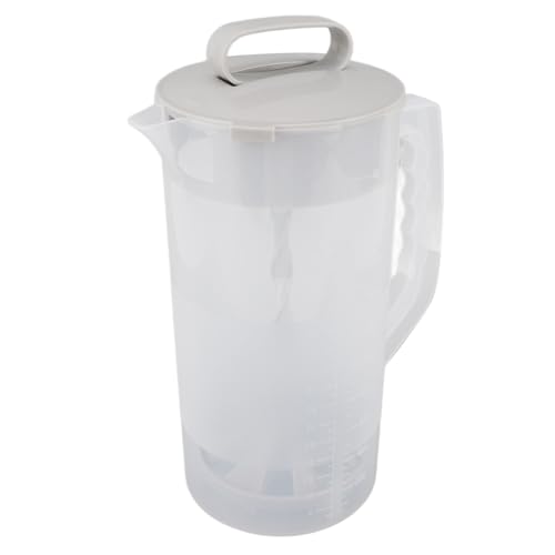 EBTOOLS 2000 Ml Manual Extractor und Mixer mit Klarem Maßstab und Engen Deckel für Mühelose Hausfruchtsaftung von EBTOOLS