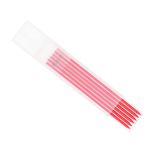 EBTOOLS 24pcs Carpenter Bleistift Nachfüllgrafit - 2,8 Mm Holzbearbeitungsstifte Ersatz Nachfüllungen mit Aufbewahrungsbox (Rot) von EBTOOLS