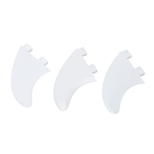 EBTOOLS 3pcs Surfboard -Fin -Ersatz PVC Paddle Board (White) von EBTOOLS