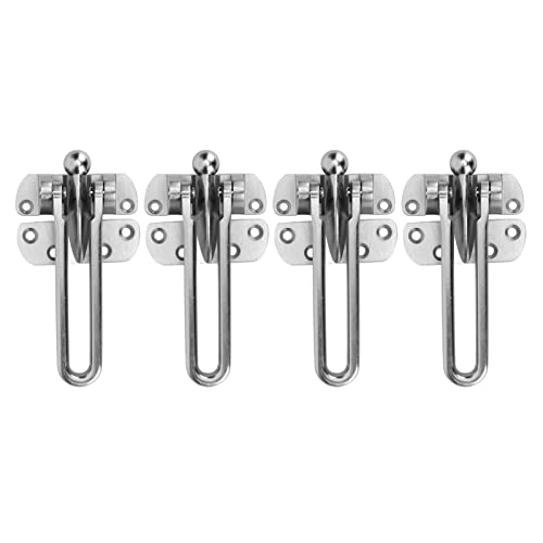 EBTOOLS 4 PCs - Duty Zink Legierung Swing Bar Lock - Extra Dick Armsicherheit mit Positionen für Hotels und Häuser von EBTOOLS