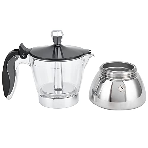 EBTOOLS 4 Tasse Färbung Stahl Moka Pot- für Gebraute Kaffee zu Hause von EBTOOLS