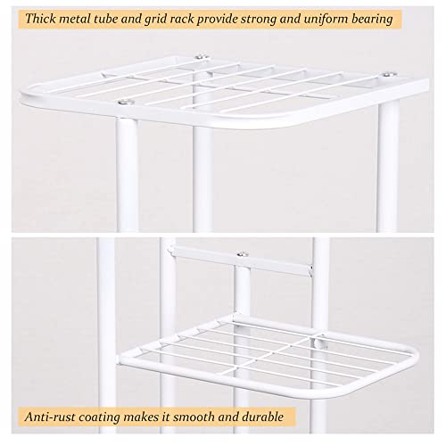 EBTOOLS 4 -stufige Duty Plant -Stand Display Regal für Blumentöpfe Stabil und Leicht zu Versammeln Hausdekoration (Gold) von EBTOOLS