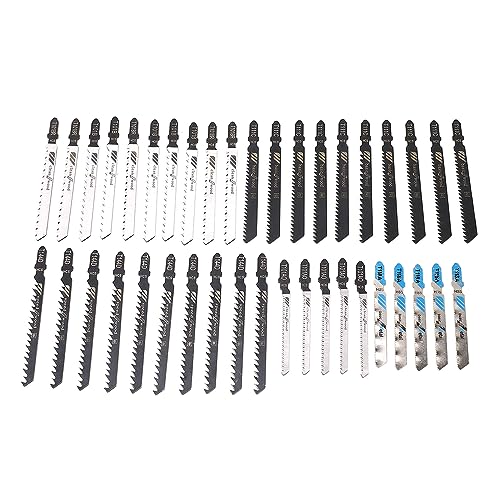 EBTOOLS 40pcs Puzzlernset - Hochgeschwindigkeitsstahl 6 Typen Zum Hinweis -Säge, Zuverlässiges Schneidwerkzeug für Holz und Metall von EBTOOLS