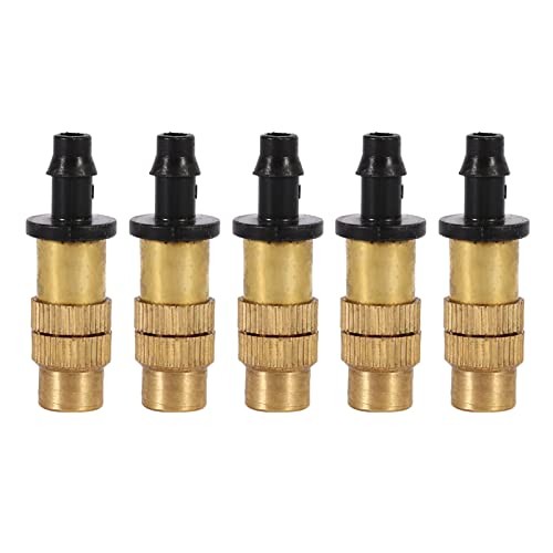 EBTOOLS 5-Pack-Messinggarten-Sprühdüse für Effizientes Bewässerungs- und Bewässerungssystem von EBTOOLS