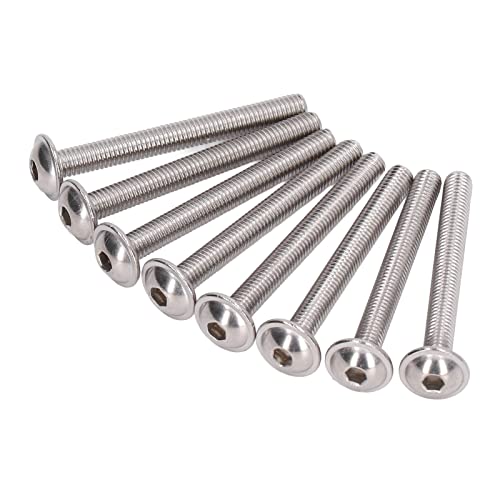 EBTOOLS 50pcs Edelstahl -70 Flanschkop -Hex Sockelschrauben Kit M3x40 Mm für Holz und Feuchte Umgebungen (M5*50MM) von EBTOOLS