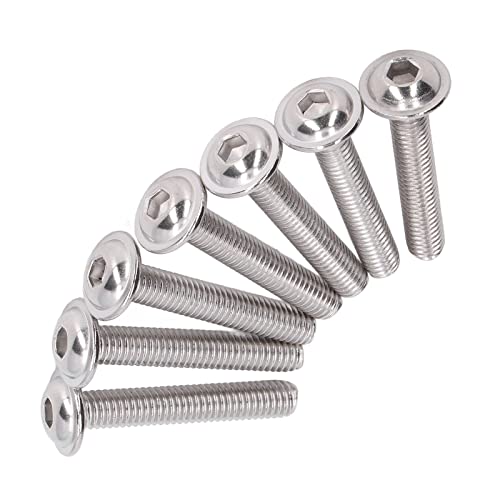EBTOOLS 50pcs Edelstahl -70 Flanschkop -Hex Sockelschrauben Kit M3x40 Mm für Holz und Feuchte Umgebungen (M6*35MM) von EBTOOLS