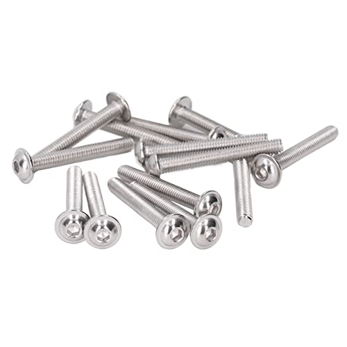 EBTOOLS 50pcs Edelstahl -70 Flanschkop -Hex Sockelschrauben Kit M3x40 Mm für Holz und Feuchte Umgebungen (M6*45MM) von EBTOOLS