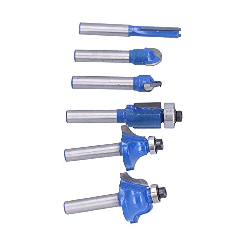 EBTOOLS 6PCS -Router -Bit mit 6,35 Mm Schaft Hochwertige Legierung für Holzbearbeitung, Bequemes Holzspeichergehäuse Inklusive EBTOOLS 6PCS -Router -Bit mit 6,35 Mm Schaft Hochwertige Legierung für Holzbearbeitung, Bequemes Holzspeichergehäuse Inklusive von EBTOOLS
