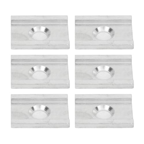 EBTOOLS 6pcs Anodierte Aluminiumkajakadapterplatten mit O- für Feelfree, Johnny Boote und 3 Wasserkajaks von EBTOOLS