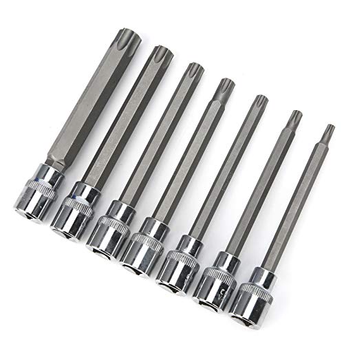 EBTOOLS 7PCS Extra Stern Hex Bit Socket Kit T25-60, Stahl mit Toolbox für Einfache Automobilreparaturen und Wartung EBTOOLS 7PCS Extra Stern Hex Bit Socket Kit T25-60, Stahl mit Toolbox für Einfache Automobilreparaturen und Wartung von EBTOOLS