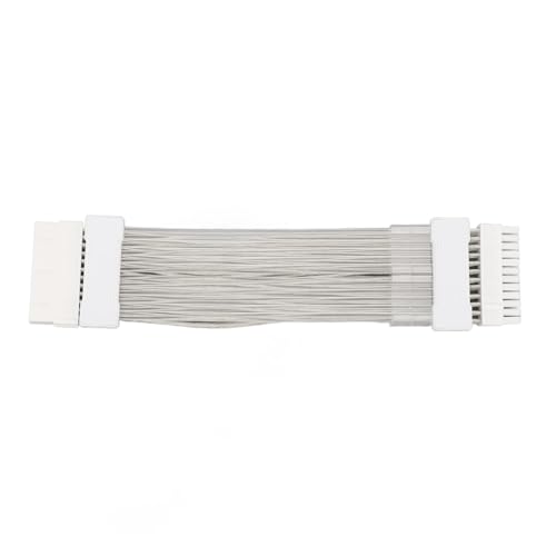EBTOOLS ARGB GPU Netzteilverlängerungskabel 24 Pin Bis 24 Pin Bright Dual LED -Synchronisation mit 16 Millionen Farben Weiß (White) von EBTOOLS