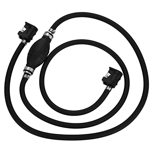 EBTOOLS Außenbordmotor-Kraftstoffleitung für Boote, 7 Fuß, Schwarz, Gummi- und Aluminium-Material, 1 Stück, Hardwarekomponenten EBTOOLS Außenbordmotor-Kraftstoffleitung für Boote, 7 Fuß, Schwarz, Gummi- und Aluminium-Material, 1 Stück, Hardwarekomponenten von EBTOOLS