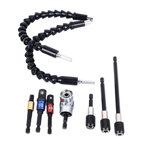 EBTOOLS Bohrbitverlängerungssatz - Multifunktionales Schnellanschluss Flexibler Wellenhalter für Zuhause und Automatische Reparaturen von EBTOOLS