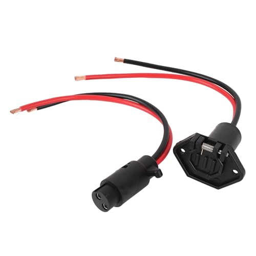 EBTOOLS DC12V Trolling Motor Plug und Receptacle - 2 Drahtspülung, Einfache Stecker und Spielverbindung für Marineboote und Kajaks EBTOOLS DC12V Trolling Motor Plug und Receptacle - 2 Drahtspülung, Einfache Stecker und Spielverbindung für Marineboote und Kajaks von EBTOOLS