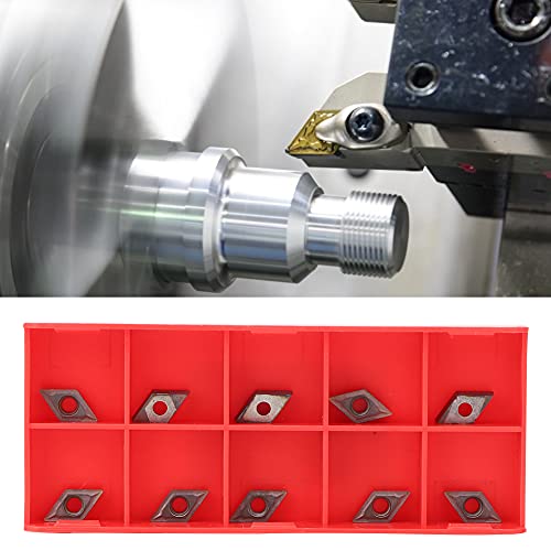 EBTOOLS DCMT0702 EM YBC205 CARBID-Einsätze Blätter für Präzise Stahl-Halbfinishing-Drehverschnitten mit Schraubenschlüssel EBTOOLS DCMT0702 EM YBC205 CARBID-Einsätze Blätter für Präzise Stahl-Halbfinishing-Drehverschnitten mit Schraubenschlüssel von EBTOOLS