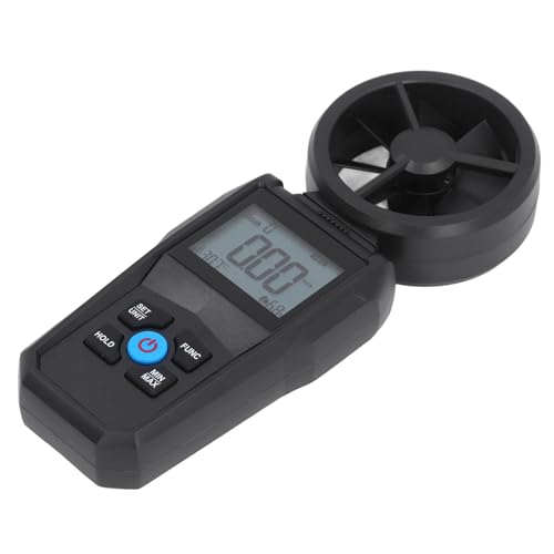EBTOOLS Digitales Anemometer mit Hoher Genauigkeit mit LCD -Anzeige, Windgeschwindigkeitsmessgerät für Temperatur- und Feuchtigkeitsmessung, 180 ° Drotation EBTOOLS Digitales Anemometer mit Hoher Genauigkeit mit LCD -Anzeige, Windgeschwindigkeitsmessgerät für Temperatur- und Feuchtigkeitsmessung, 180 ° Drotation von EBTOOLS