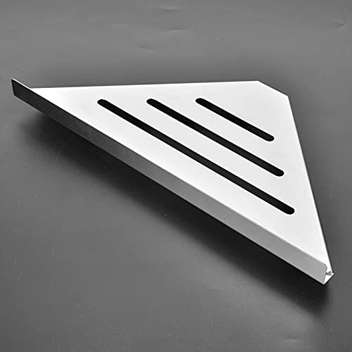 EBTOOLS Dreiecksklang von Edelstahl Dreiecksschuhe Eckregal für Heimbad mit Einfacher Installation und Starker Lagerkapazität (Kein Schlagfreiermodell) von EBTOOLS