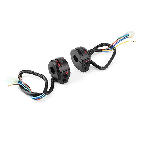 EBTOOLS Für Motorrad Lenkerschalter 22Mm - Motorrad Lenker Hupe Fern-/Abblendlicht Blinkerschalter Bedienung Links Rechts von EBTOOLS