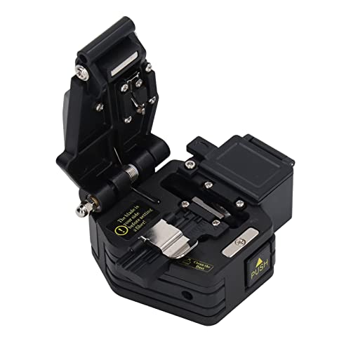 EBTOOLS Glasfaser -Cleaver -Werkzeugkit Kabelschneider mit Automatischem Abfallbox und Wolframstahl Zum Schneiden von EBTOOLS