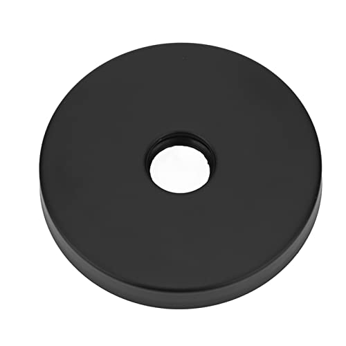EBTOOLS Großer Duscharm Flansch 304 Edelstahl -Dusch -Escutcheon Teller für G1/2in Badezimmerrohrersatz (BLACK) von EBTOOLS