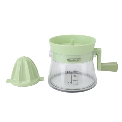 EBTOOLS Handheld Manual Citrus Juicer - Tragbarer Squeezer für Zitrone & Orange - Kompakter Haushaltsextraktor in Grün (GREEN) von EBTOOLS
