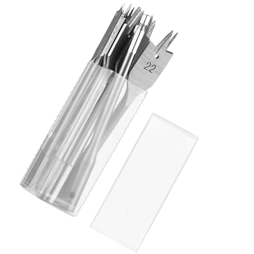 EBTOOLS Holzbot Bit Set 6 Mm-25 Mm mit Hohem Kohlenstoffstahl-Spatenbohrer mit Sechskantschirne für Holzbearbeitung und Bohrungen (SILVER #15) von EBTOOLS