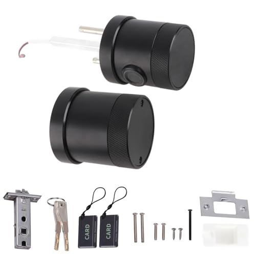 EBTOOLS KEYLOSE-Eintrag 5-in-biometrisch mit App, Fingerabdruck, Tastatur und Mechanischer Schlüssel für Zuhause, Wohnung oder Bürosicherheit (BLACK) von EBTOOLS