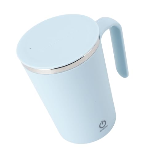 EBTOOLS Kaffeetasse mit Self Chree mit Deckel - Wiederaufladbare 350 Ml Färbung Stahlmagnetbecher für Zuhause und Büro (BLUE) von EBTOOLS