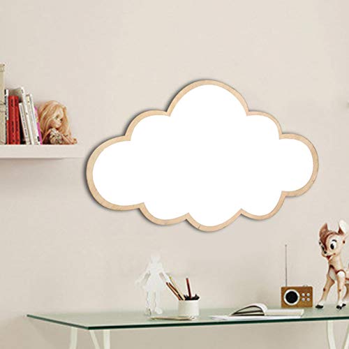 EBTOOLS Kinderspiegel Wolke Holzspiegel Cartoon Sicherheitsbruchsicherer Spiegel Wandaufkleber Nodic Kid Schlafzimmer Kinderzimmer Dekoration(Wolken) von EBTOOLS