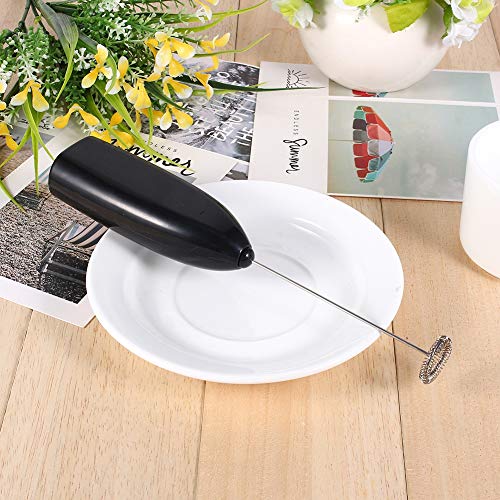 EBTOOLS Küche Elektrische Milch Frother Kaffeetränk Whisk Eggbeater Handheld -Rührer Tragbar (BLACK) von EBTOOLS