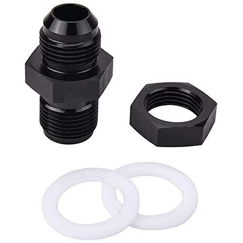 EBTOOLS Leichter 6an Aluminium Gerade Kraftstoffadapter mit Verriegelungsmutter und Unterlegscheiben für Autokomponenten EBTOOLS Leichter 6an Aluminium Gerade Kraftstoffadapter mit Verriegelungsmutter und Unterlegscheiben für Autokomponenten von EBTOOLS