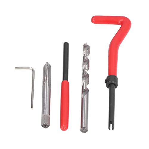 EBTOOLS M10 -Fadenreparatureinsatzkit mit HSS -Taps, Bohrbits und Lug Breaking Tool für Beschädigte Gewinde (M10 x 1,25 mm) von EBTOOLS
