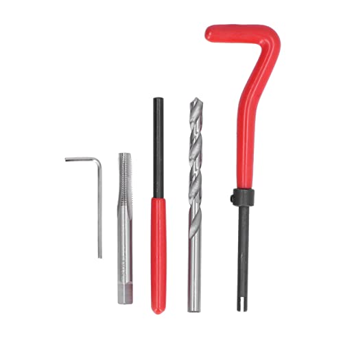 EBTOOLS M10 -Fadenreparatureinsatzkit mit HSS -Taps, Bohrbits und Lug Breaking Tool für Beschädigte Gewinde (M10 x1.0mm) von EBTOOLS