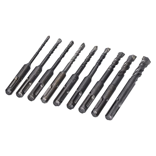 EBTOOLS Mauerwerksbohrer-Bit mit YG8C-Vergaserspitze für Beton, Ziegel und Stein, 4-12 Mm Durchmesser mit Praktischer Aufbewahrungsbox (110mm) von EBTOOLS