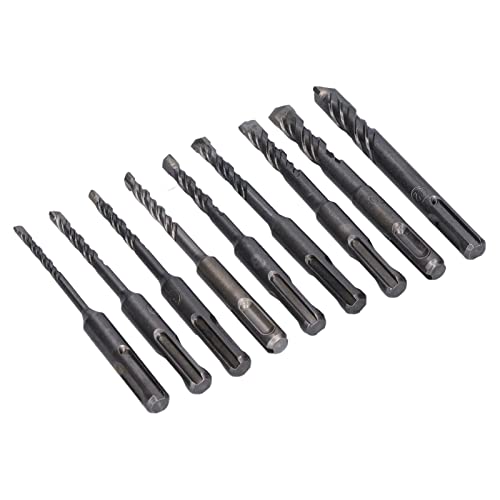 EBTOOLS Mauerwerksbohrer-Bit mit YG8C-Vergaserspitze für Beton, Ziegel und Stein, 4-12 Mm Durchmesser mit Praktischer Aufbewahrungsbox (160mm) von EBTOOLS