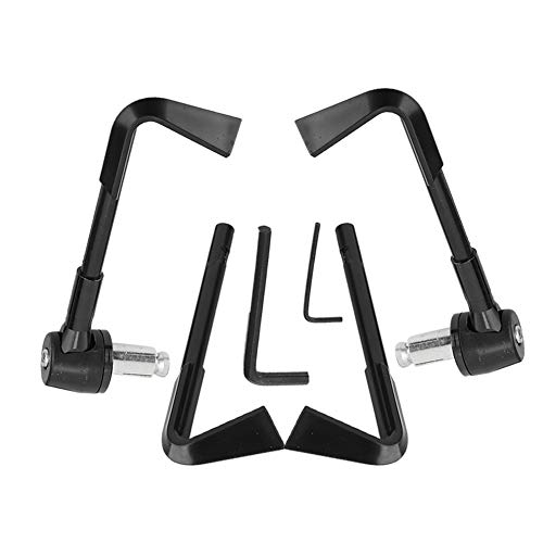 EBTOOLS Motorrad Handgriffschutz, CNC Motorrad Handgriffschutz Bremshebel Schutzschutz Motorradschutz Lenker Bremshebelsatz(Schwarz) von EBTOOLS